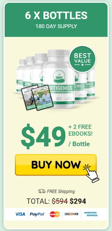 Vertigenics Buy 6 Bottles